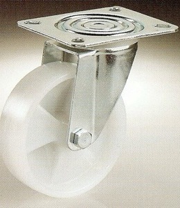 ruota supporto zincato