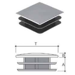 copritesta quadro cromato