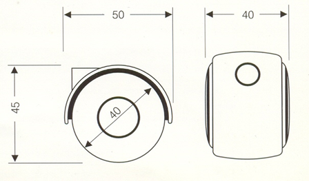 schema ruota nylon 40